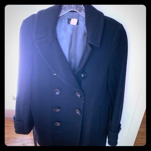 J Crew Wool Double Breasted Pea Coat